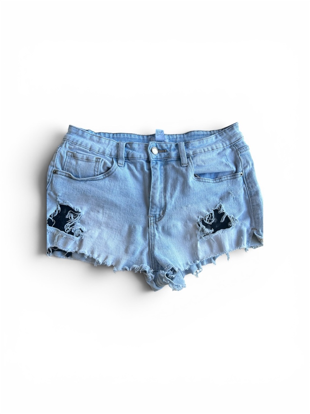 Forever 21 Light Blue Distressed Jean Shorts🚨